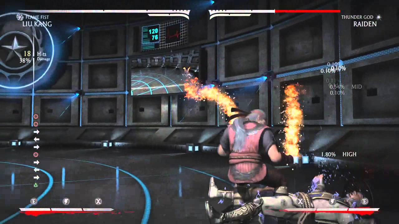 Mortal Kombat X | Liu Kang 74% combo with x-ray (Patched)