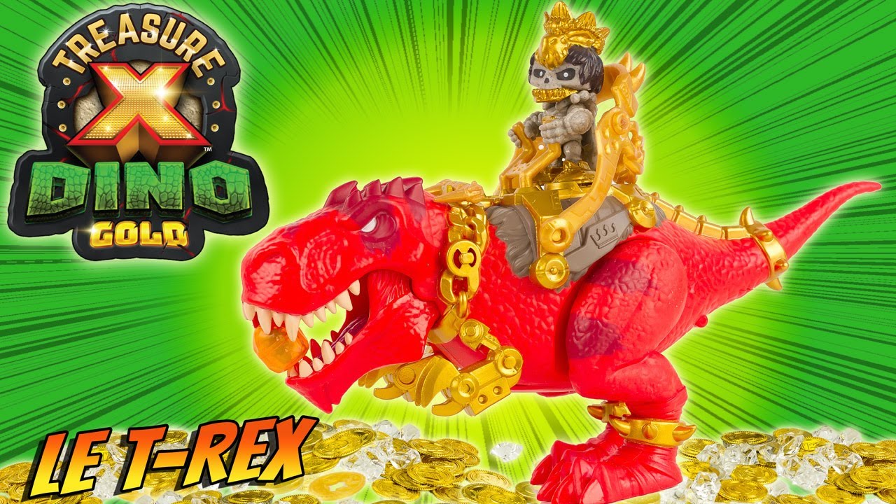 Tresor x - t-rex de combat, figurines