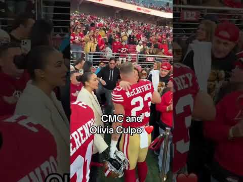 Christian McCaffrey takes a moment with his family before the 49ers game ❤️