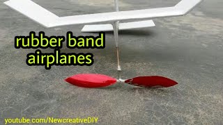 how to build a simple rubber band airplanes and fly long [newcd]