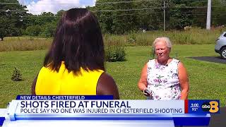Community reacts after shots fired at Chesterfield funeral service