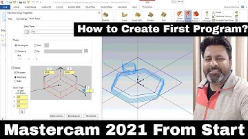 Mastercam 2021 Contour Milling tutorial In hindi.| #mastercam