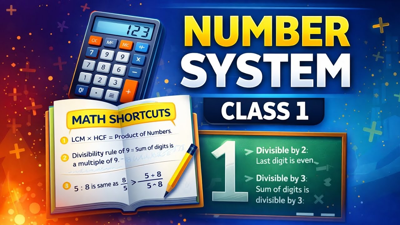 NUMBER SYSTEM CLASS-1 RRB MATH PYQ