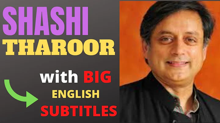 LEARN ENGLISH | SHASHI THAROOR: Britain owes reparations to India (English Subtitles)