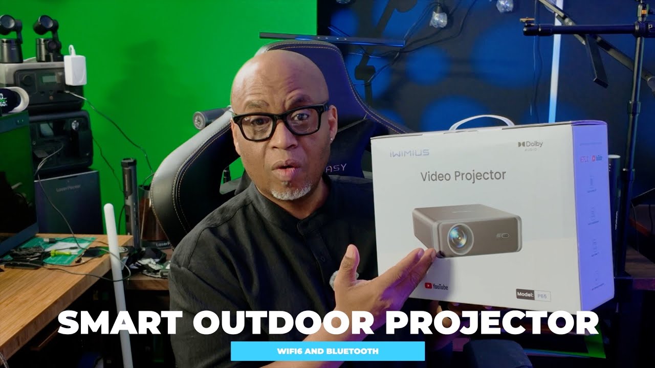 Умный уличный проектор iWIMIUS с WiFi6 и Bluetooth,