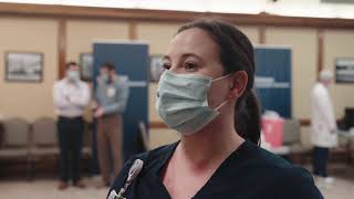 Ochsner Lafayette General: COVID-19 Vaccine Day One (12.15.20)