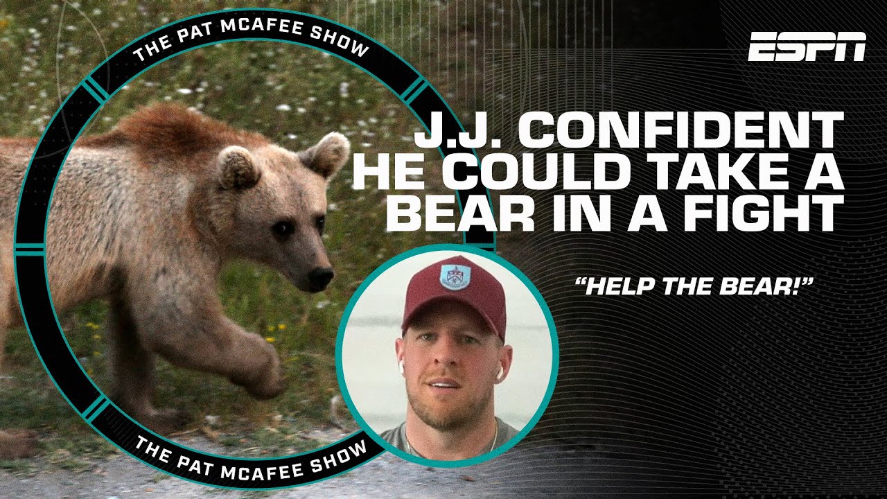 'If you see me fighting a bear, HELP the BEAR!' J.J. Watt is