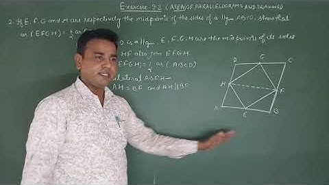 Exercise 9.2 Question 1,2,3 Class 9th (Areas of parallelograms and triangles)ncert Mathematics