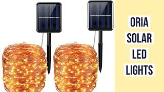 lights outdoor amazon led oria solar