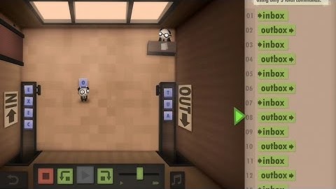 Human Resource Machine (by Tomorrow Corporation) - puzzle game for android and iOS - gameplay.