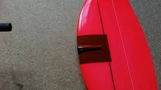 Auri F3K rudder fit to boom