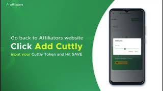 Setup your Cuttly shortener on Affiliaters