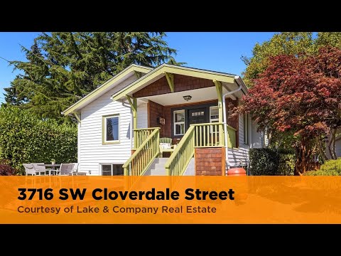 3716 SW Cloverdale Street, Seattle, WA home video tour