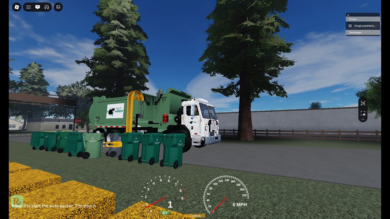 Maxwell Trash Peterbilt 520 McNeilus ZR Collecting Cart Lines of Compost! Plus, Residential Homes.