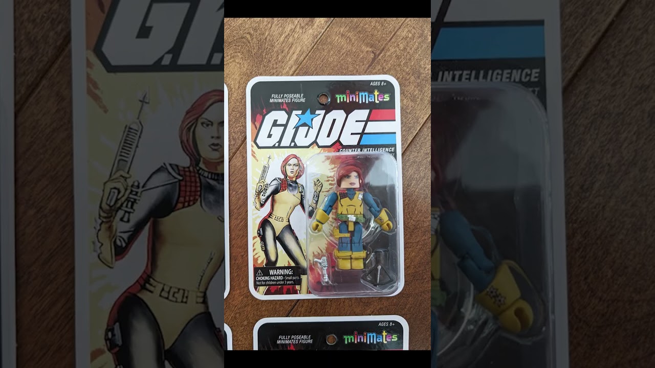 G.I.JOE Minimates Series 1 with Retro Packaging