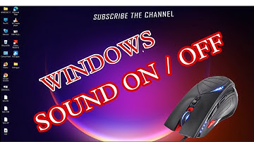 HOW TO TURN ON MOUSE CLICK SOUND IN WINDOWS 11/10/8/7