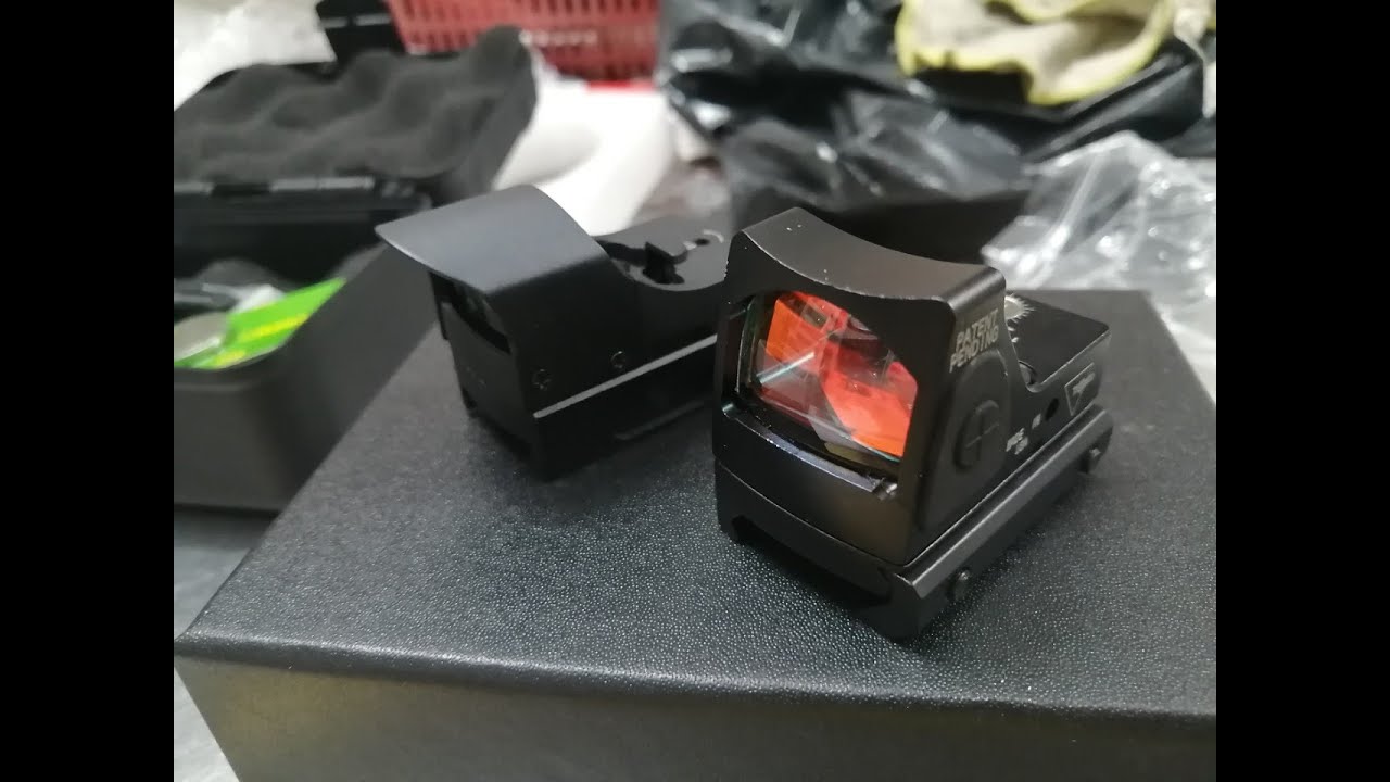 kính bắn nhanh mini reddot 107rg và RM07 USA cao cấp - youtube