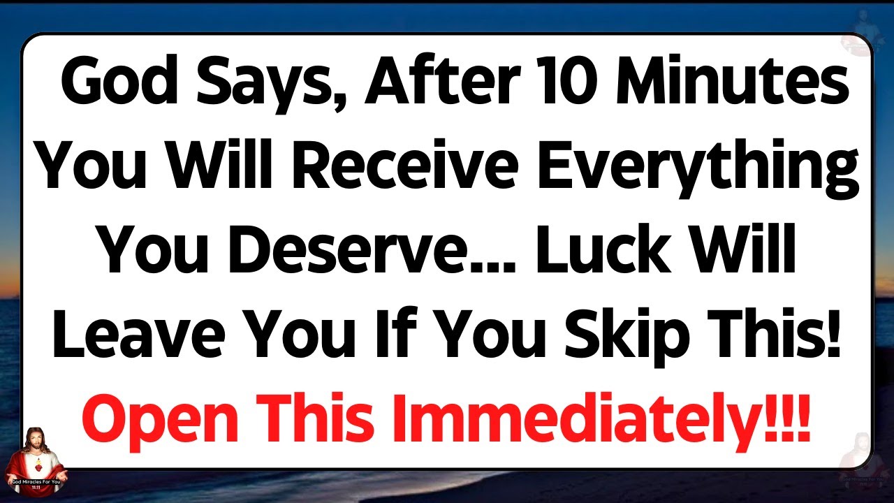 11:11🔴 GOD SAYS: YOU WILL CRY LATER IF YOU IGNORE ME THIS TIME | GOD'S MESSAGE TODAY | #jesus #god