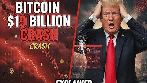 BITCOIN $19 BILLION WIPE OUT EXPLAINED!