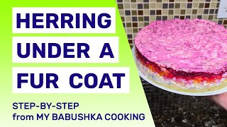 Traditional HERRING UNDER A FUR COAT or Seledka Pod Shuboy step by step from scratch. SIMPLE recipe. screenshot 1
