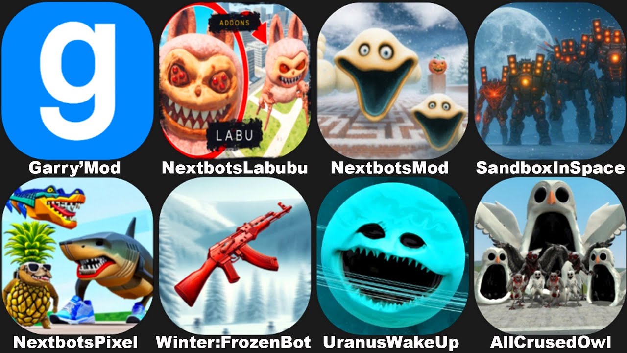 Hungry Worm in NextBots in Playground Mod,Sandbox in Space,Cursed Owl 99 Nights In the Forest,Gmod