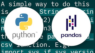 Create Pandas DataFrame from a string