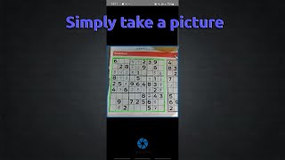 Camera Sudoku (scan & solve) screenshot 1