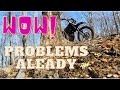 First ride on the unit! Already have problems?