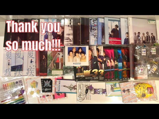 Pt 1) My friend gave me her Arashi 嵐 collection!!! - YouTube