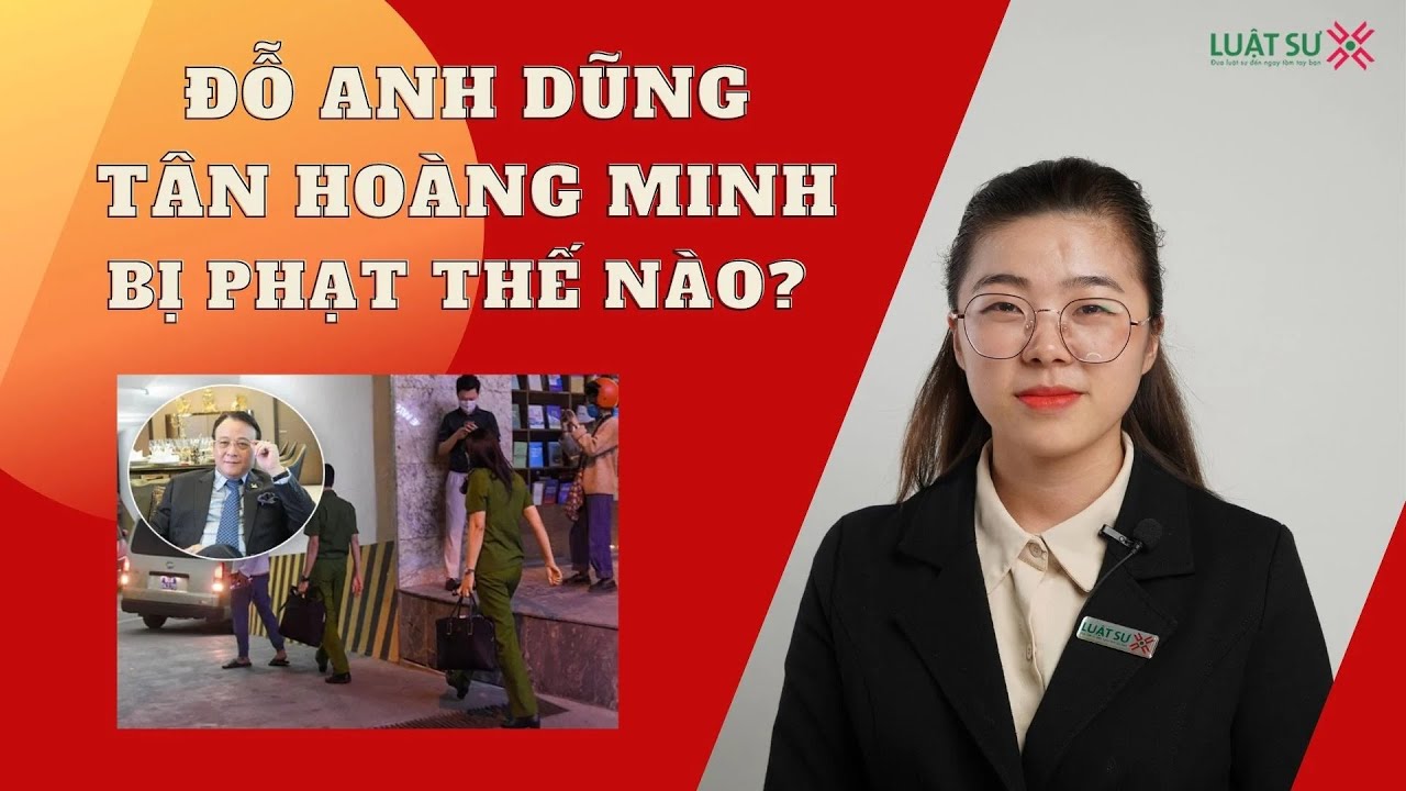 Chủ tịch Tân Hoàng Minh Đỗ Anh Dũng bị xử phạt thế nào? - youtube