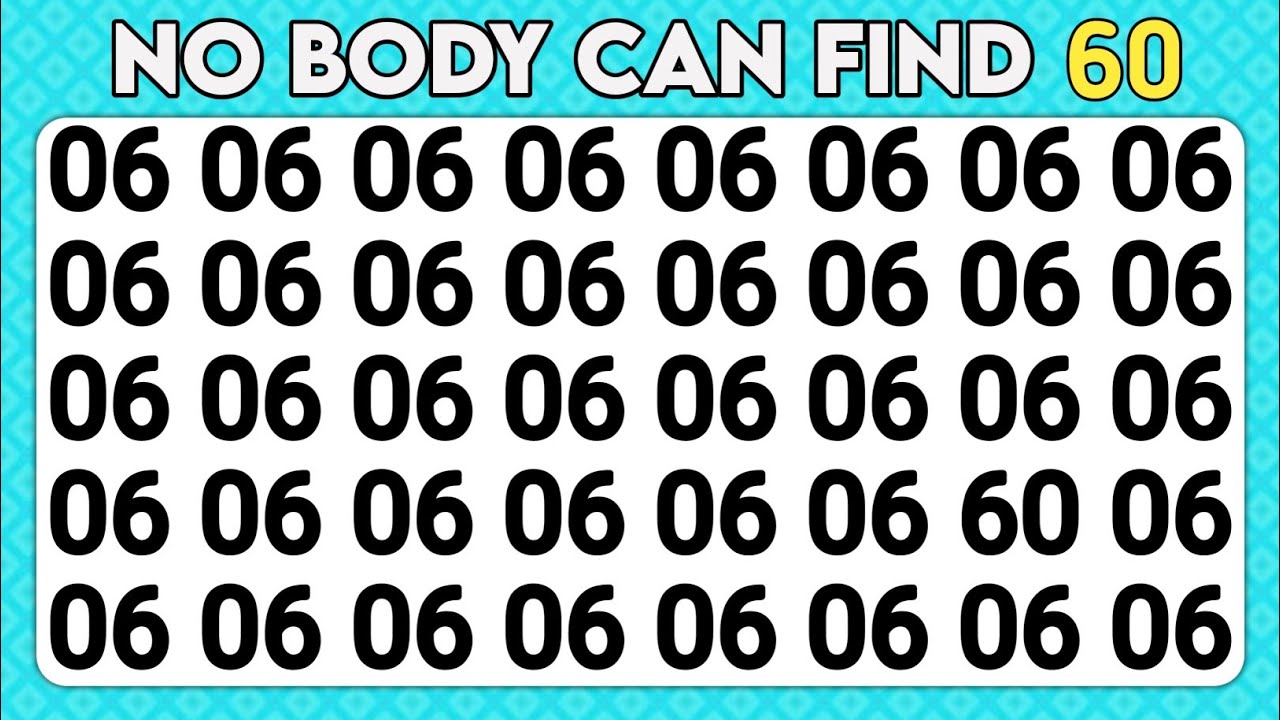 Find the Odd One Out | Find the Odd Number and Letter Edition | Spot ...