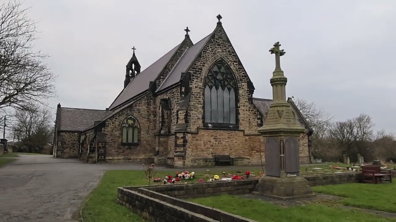 A LARGE GRAVEYARD in SEAHAM COUNTY DURHAM