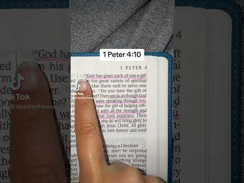1 Peter 4:10 - Use your unique gifts to serve others 1 YouTube video thumbnail