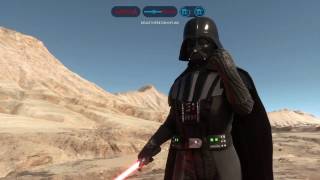 Darth Vader 42 Killstreak - 1% Health Left Star Wars Battlefront