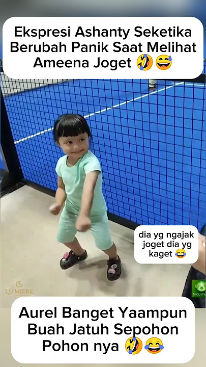 Ekspresi Panik Ashanty Lihat Ameena Joget 🤣#ameena #ashanty #shortvideo