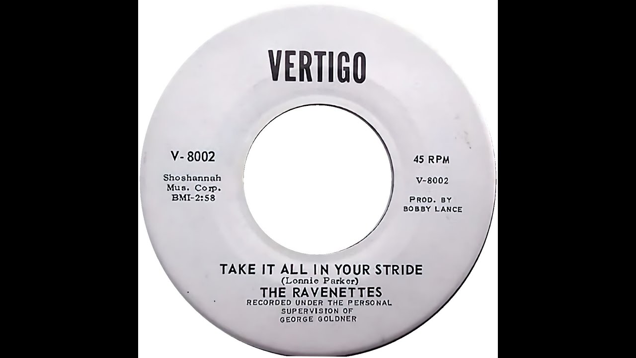 RAVENETTES TAKE IT ALL IN YOUR STRIDE - YouTube