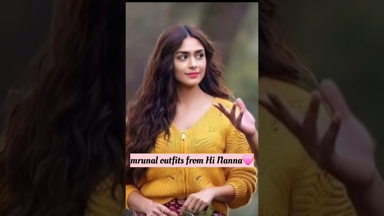 Mrunal Outfits from Hi Nanna🫶🩷 please subscribe for more videos 🤗