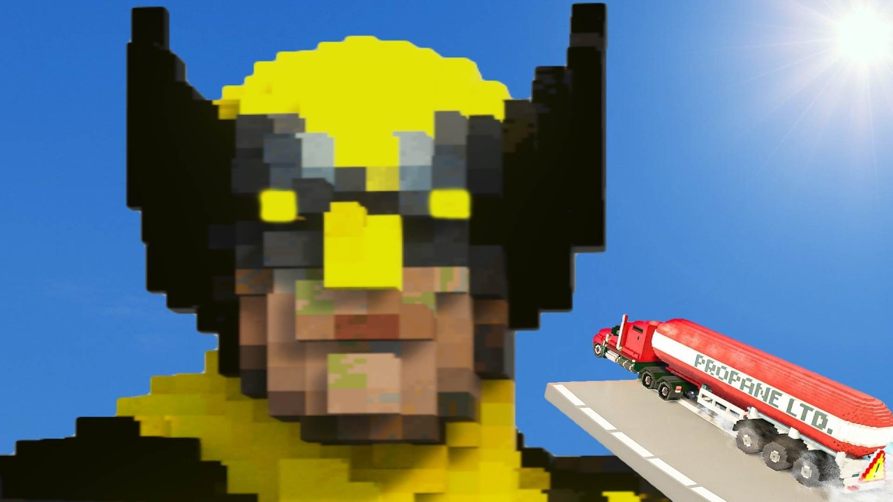Wolverine Slices a Propane Tanker?! 💀 Teardown Destruction Test