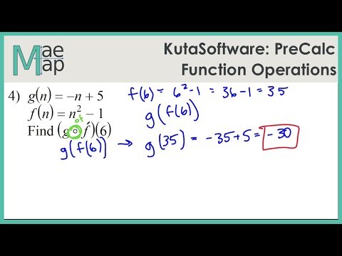 kuta software infinite algebra 2 function operations answers