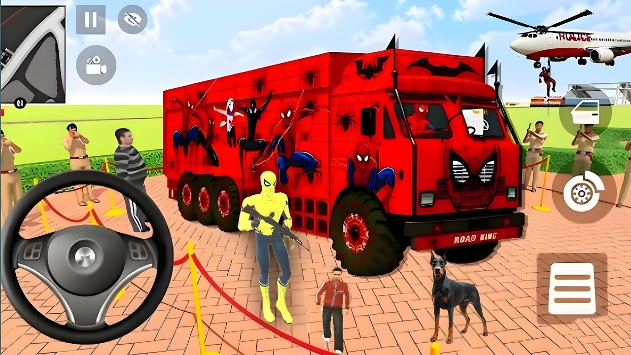 🕷️Spider Truck , Hulk & Sipderman 3D Game😍Indian Thift Auto Simulator🤑Purchase💥Lot's of Spider Man