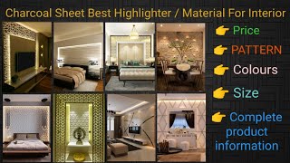 Charcoal Sheet Best Highlighter/ Material For Interior