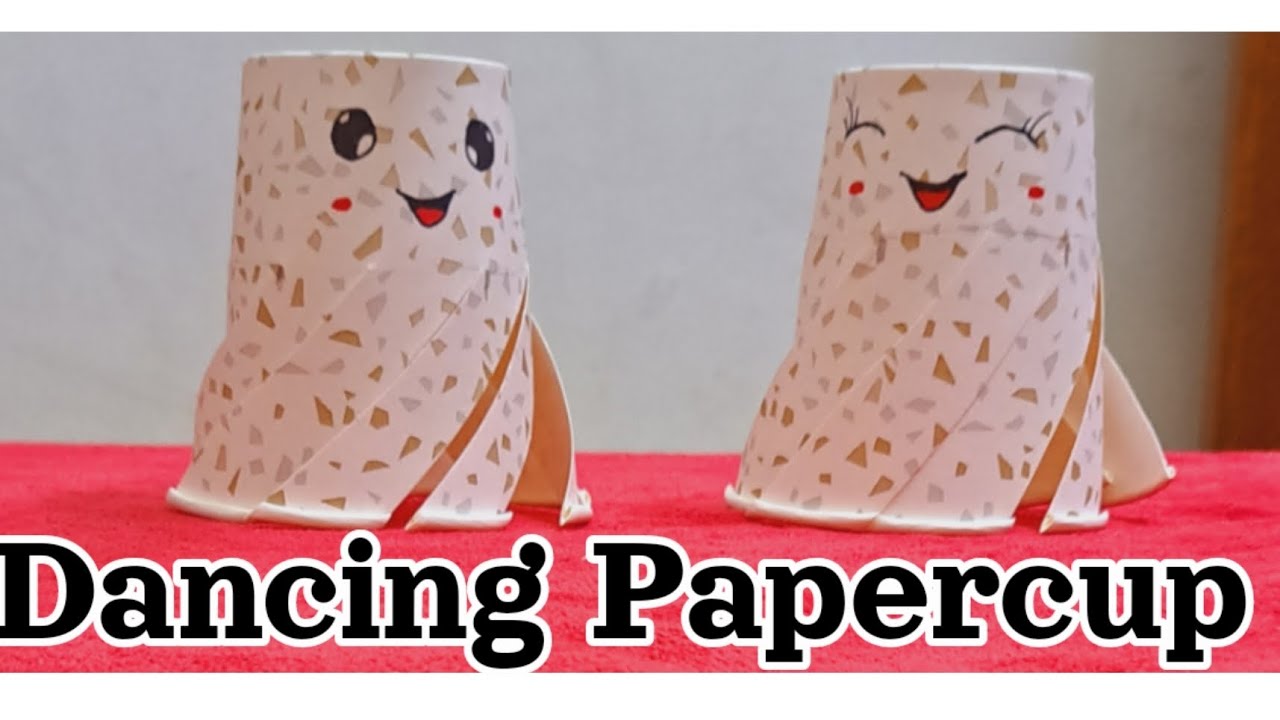 papercup craft in 2 minutes dancing papercup# papercup craft#origami ...