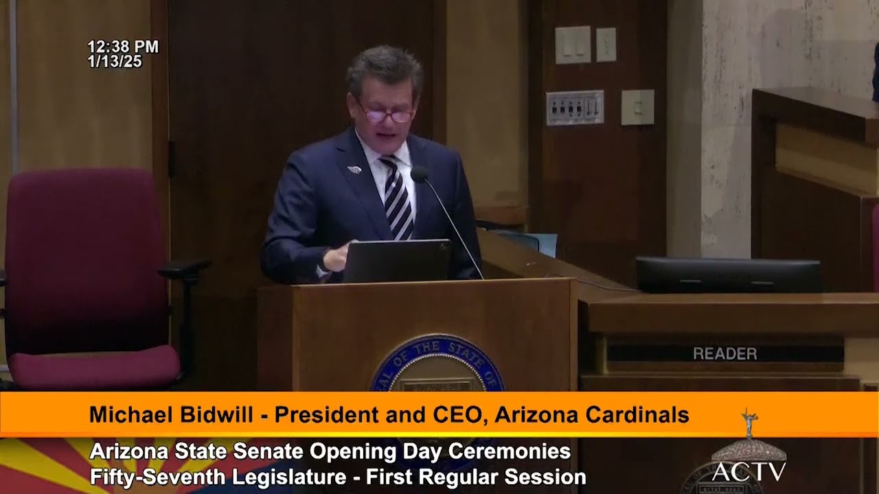Michael Bidwell Remarks - 2025 Arizona Senate Opening Day Ceremonies