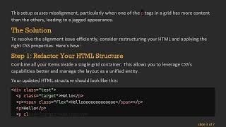 How to Align Items Neatly in a CSS Grid