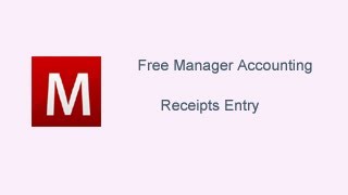 Receipts Entry I Manager Accouning software I Part - 11 screenshot 2