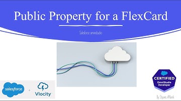 How to create a Public Property for a FlexCard LWC in the FlexCard Designer