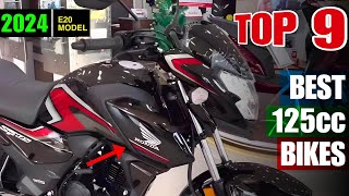 Top 9 Most Fuel Efficient 125cc Bikes in India 2024  for Mileage and Performance | E20 models