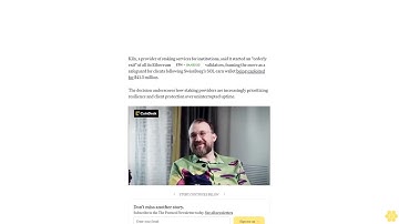 Kiln Exits Ethereum Validators in ‘Orderly’ Move Following SwissBorg Exploit