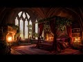 Cozy Castle Haven - Rain, Fireplace &amp; Thunderstorm Sounds to Sleep Instantly and Deeply