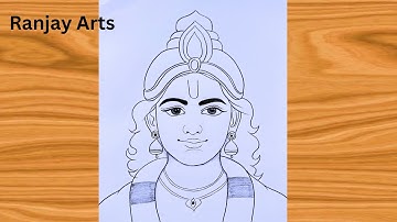 Easy Lord Rama Pencil Sketch | Simple Shri Ram Drawing for Beginners | Art Video 